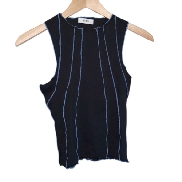 Envii Black Eneva Workout Tee Stretch Crop Top XS Gym - Picture 1 of 8